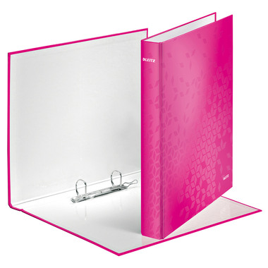 LEITZ Ringbuch WOW 4cm 42410023 2 Ringe pink A4+