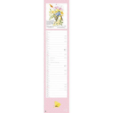 HEYE Monatsplaner M. Bastin 2025 1590+25 DE 11x49cm