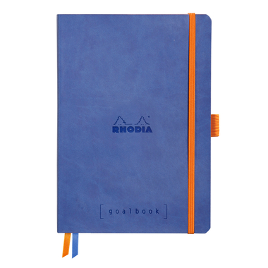RHODIA Goalbook Notizbuch A5 117577C Softcover saphirblau 240 S.