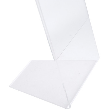 EXACOMPTA Tischaufsteller DL 83058D transparent hoch/quer
