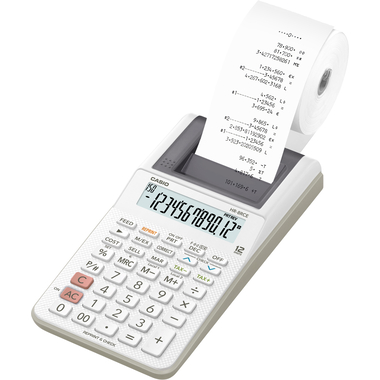 CASIO Calcolatrice HR-8RCEWE 12x bianco