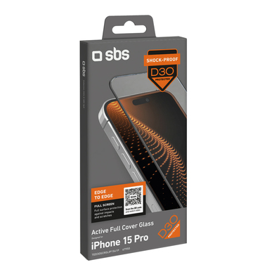 Extrem widerstandsfähige Displayschutzfolie iPhone 15 Pro | SBS