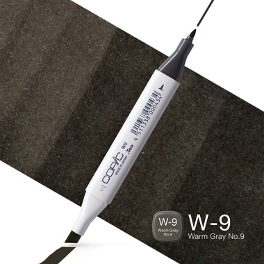 COPIC Marker Classic 2007511 W-9 - Warm Grey No.9