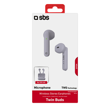 Écouteurs sans fil avec station de recharge de poche de 300 mAh, Bluetooth V 5.0, bouton multifonction pour appels et musique