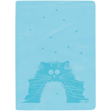 BIELLA Agenda Memento 2025 825715060025 1S/2P bleuclair ML 10.1x14.2cm