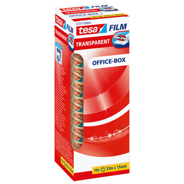 TESA Klebeband transp.Box 33mx15mm 573710000 10 pezzi