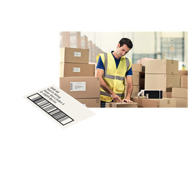 LEITZ Endlosettiket.Kassette Papier 70180001 50x88mm 435 Stück permanent