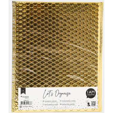 I AM CREATIVE Borsa regalo Let`s Organize MAA4088.077 oro metallico 3 pezzi