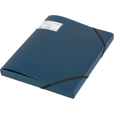DUFCO Sammelbox A4 51500.03656 blau metallic 2.5cm