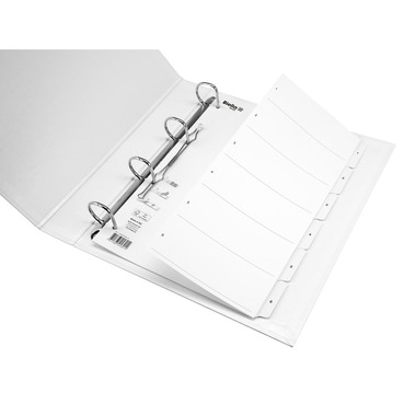 BIELLA Registro carton SmartIndex A4 46940601U bianco 1-6