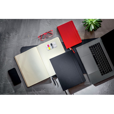 CONCEPTUM Notizbuch 213x295x20mm CO110 blanko schwarz