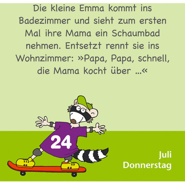 HARENBERG Abreisskalender 2025 3309851+25 Witze für Kids DE 12.5x16cm