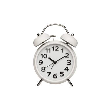 TFA Dostmann Alarm Clock with Double Bell White