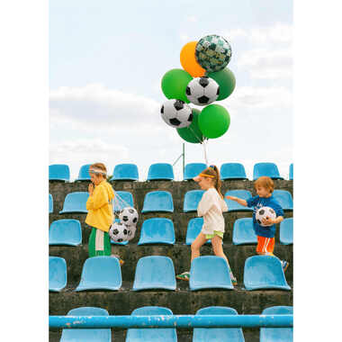 PARTYDECO Palloncino in foil 35x35cm FB293 Pallone da calcio
