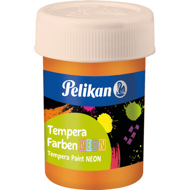 PELIKAN Neon de couleur Tempera 809382 6 couleurs ass.