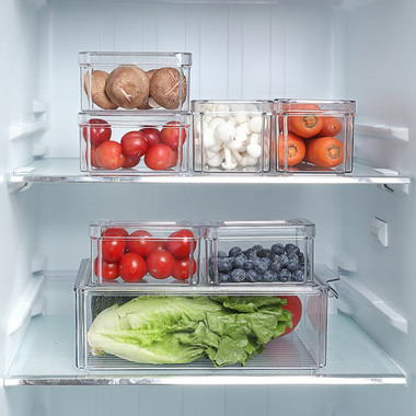 NORDIC Q Fridge/Pantry storage set 2360037 Transparent, 7 pcs.
