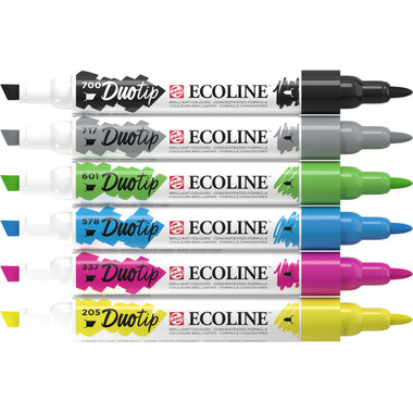 TALENS Ecoline Duotip Basis Set 11609910 6 colori