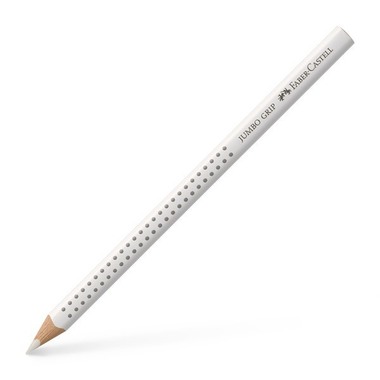 FABER-CASTELL Crayons Jumbo GRIP 110901 blanc