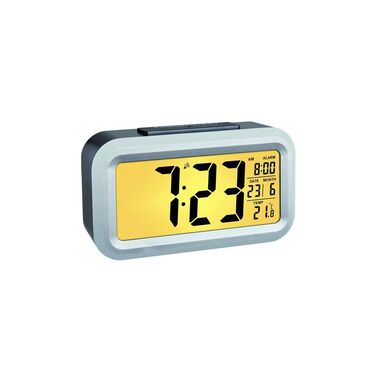 Sveglia Digitale TFA Dostmann Lumio Plus Argento