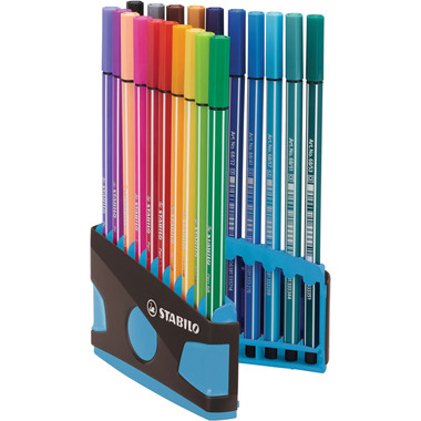 STABILO Stylo Fibre Pen 68 1mm 6820-031-04 20 pcs. ass. ColorParade