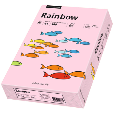 RAINBOW Papier hellrosa/54 A4 88042519 FSC, 80g 500 Blatt