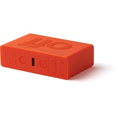 Lexon Digital Alarm Clock Flip Mini Orange