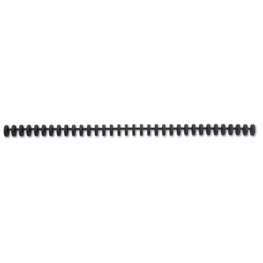 GBC Dorsini rilegafogli 12mm A4 388064E nero, 34 anelli 50 pezzi