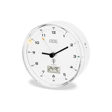 Sveglia radiocontrollata ADE 8.1 x 4 cm, bianco