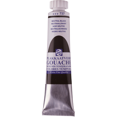 TALENS Gouache 20ml 08047372 neutral noir