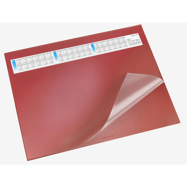 LÄUFER Sous-main 65x52cm 44654 Durella/DS rouge