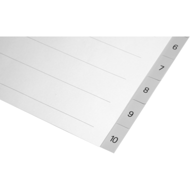 BIELLA Répertoire PP A4 47141000U gris 1-10