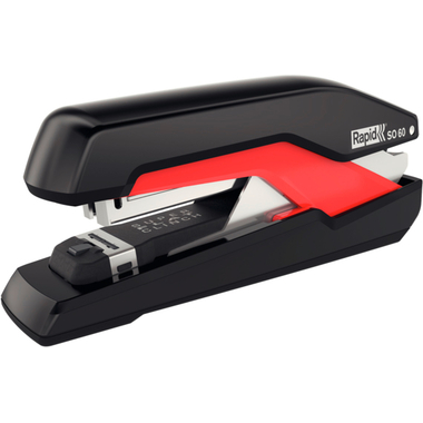 RAPID Agrafeuse Supreme Omnipress 5000553 noir/rouge, SO60FS 60 feuilles