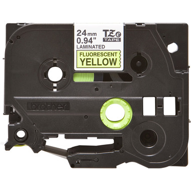PTOUCH Band, lam.,fluor. schwarz/gelb TZe-C51 PT-540 24 mm