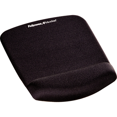 FELLOWES Mausmatte Plushtouch 9252003 schwarz,mit Handgelenkauflage