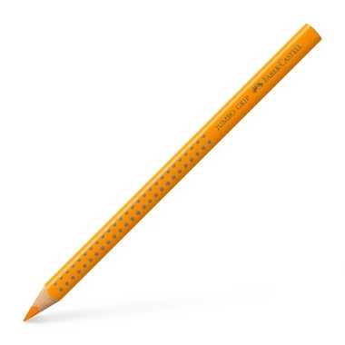 FABER-CASTELL Crayons Jumbo GRIP 110909 chrome foncé jaune
