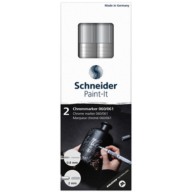 SCHNEIDER Chromemarker Paint-It E-2 ML06011501 2 er Set 0.8/2mm
