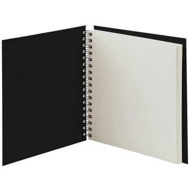 RÖSSLER Fotoalbum 1329452707 29x29cm, schwarz/schwarz