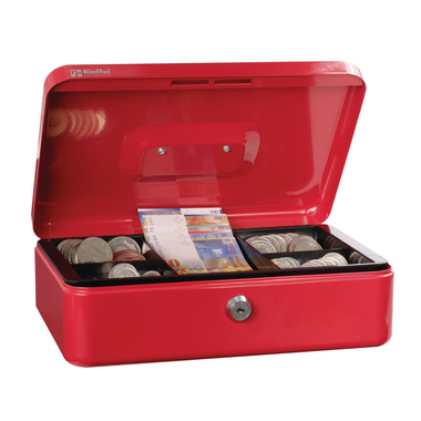RIEFFEL SWITZERLAND Cassetta soldi Valorit A19092 8,2x26,2x19,2cm rosso