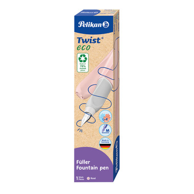 PELIKAN Penna stilografica Twist eco 822213 Rosé