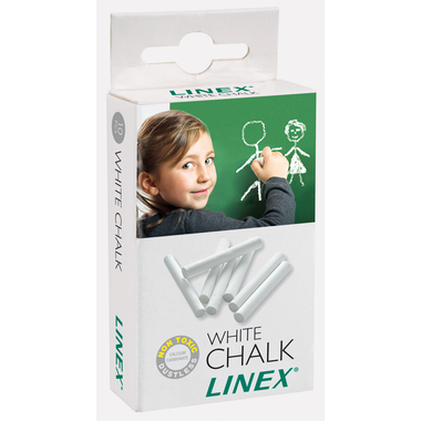 LINEX Tafelkreiden 100412172 weiss 10 Stück