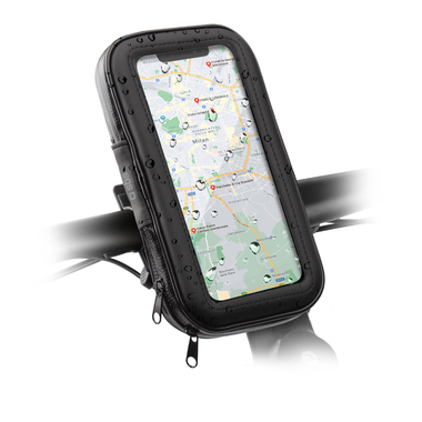 Rain-resistant mobile phone holder