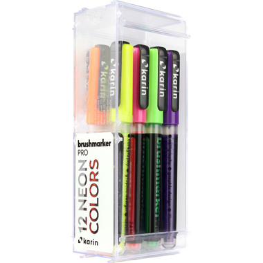 KARIN Brush Marker PRO 27C12 Neon colours 12 pcs.