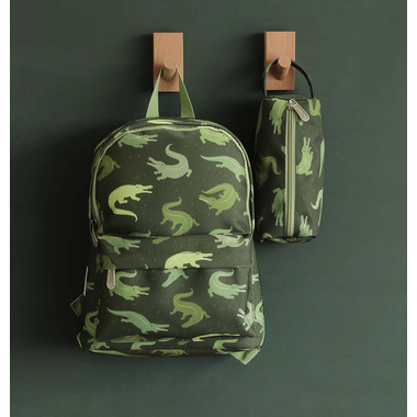 ALLC Kleiner Rucksack Krokodile BPCRGR70 23.5x30x10cm