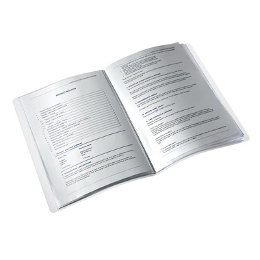 LEITZ Livre présentation WOW PP A4 4631-00-95 noir 20 dossiers