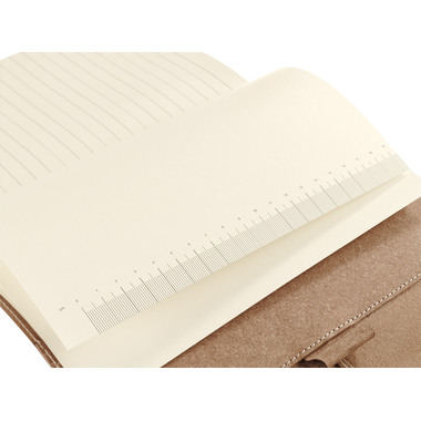 TRANSOTYPE senseBook FLAP REFILL A4 75510400 neutro, L, 135 fogli beige