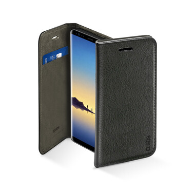 Black book-style case with credit card slot for Samsung Galaxy Note 8 DE <strong class=description-headline>More memory for your handset</strong>Give your mobile phone the capacity to store more music, data or programs with this handy 1GB microSD memory card.