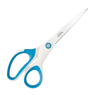 LEITZ Titan Schere WOW 53192036 weiss/blau 20.5cm