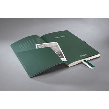 CONCEPTUM Taccuino bamboo A5 CO671 nero, 194 S., colorato