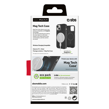 Cover with metal finish for iPhone 14/13 | SBS