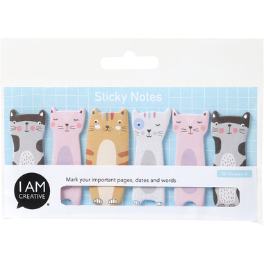 I AM CREATIVE Bloc notes 4086.73 Chat 6x20 feuilles